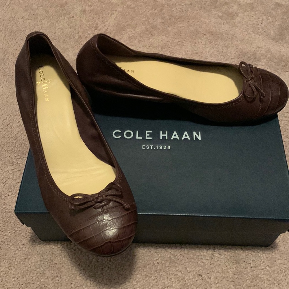 Cole Haan Nike Leather Wedgea